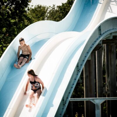 Glijden van de glijbaan