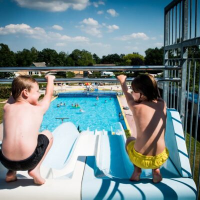 Samen van de glijbaan